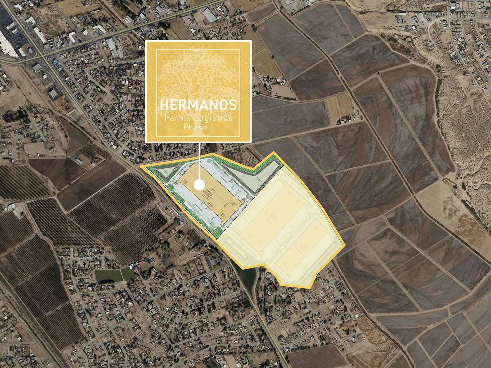 Hermanos Farms Industrial Park - Aerial View