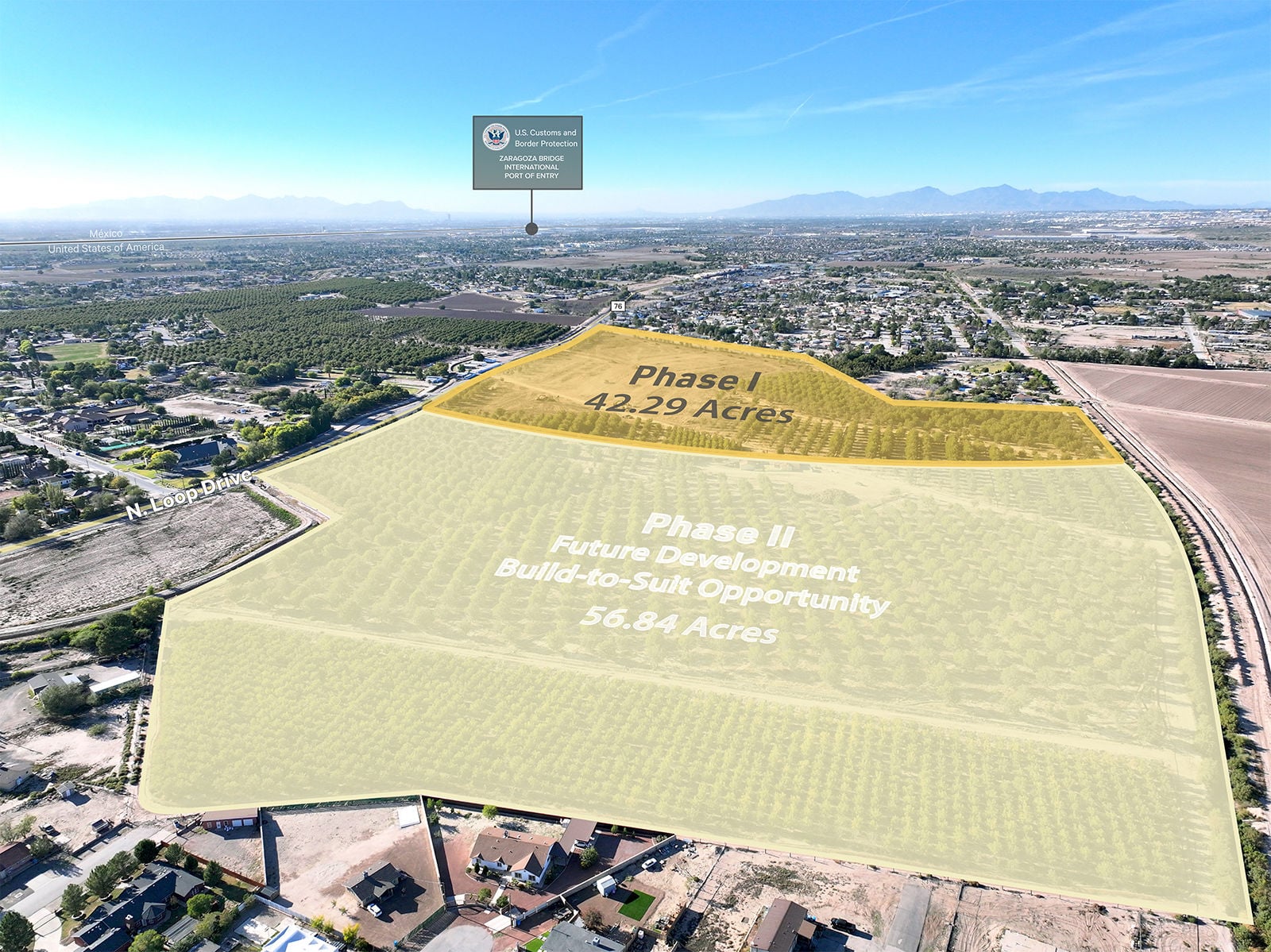 Hermanos Farms Industrial Park - Drone Photo (Marked)