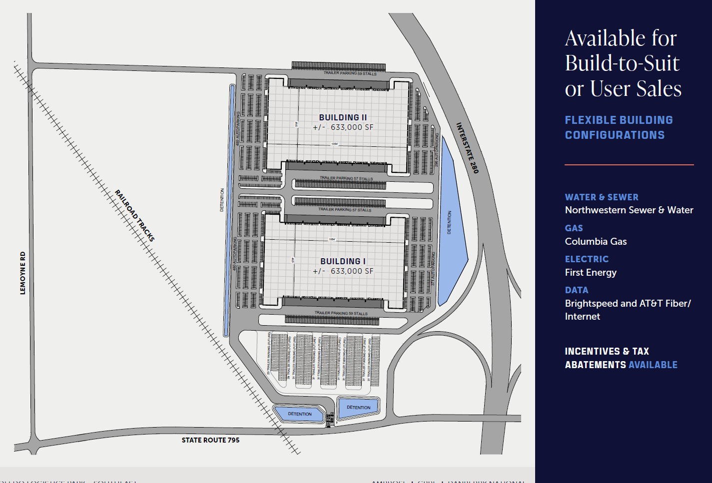 TWO BUILDING CONCEPTUAL SITE PLAN