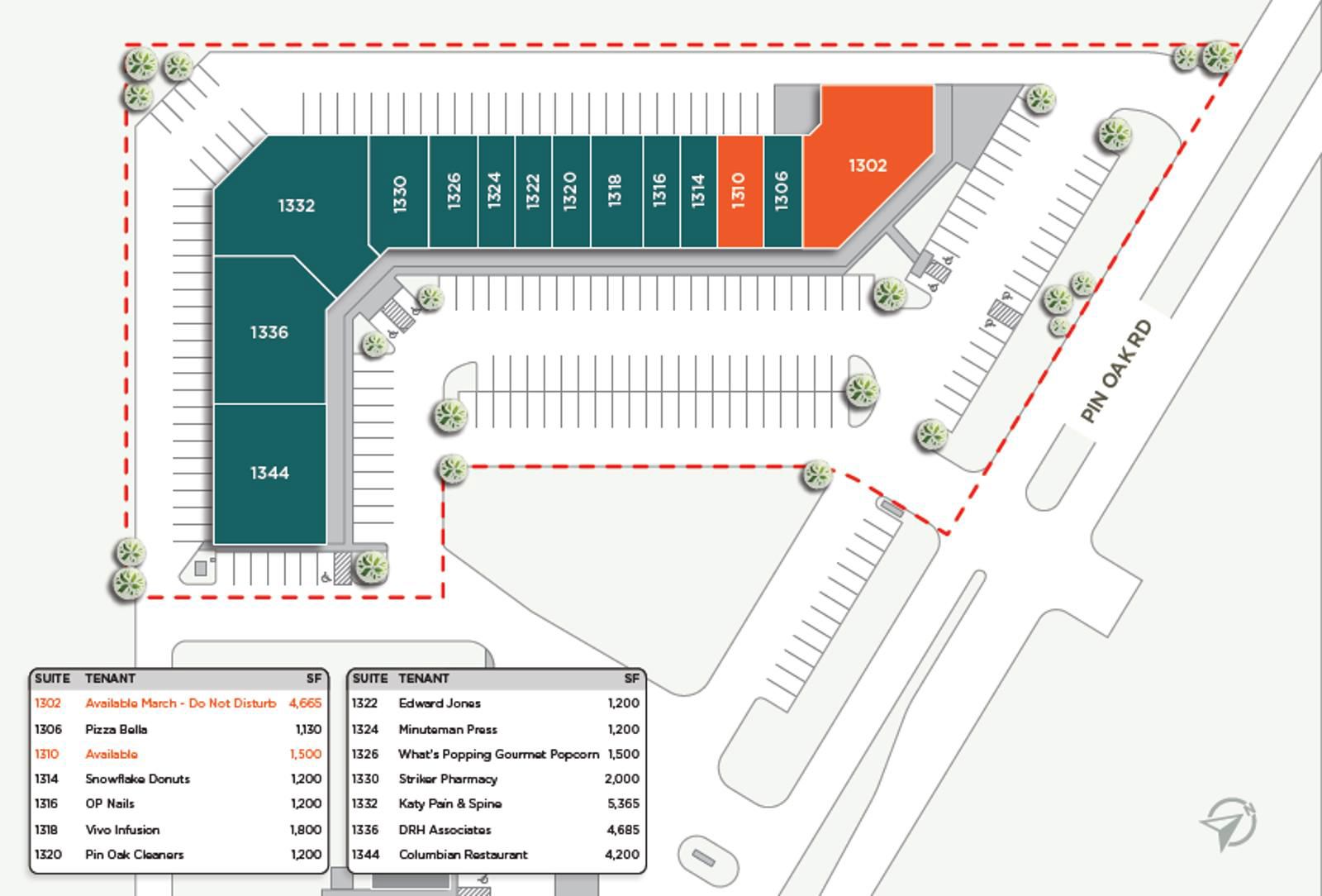 Pin Oak SC - Site Plan