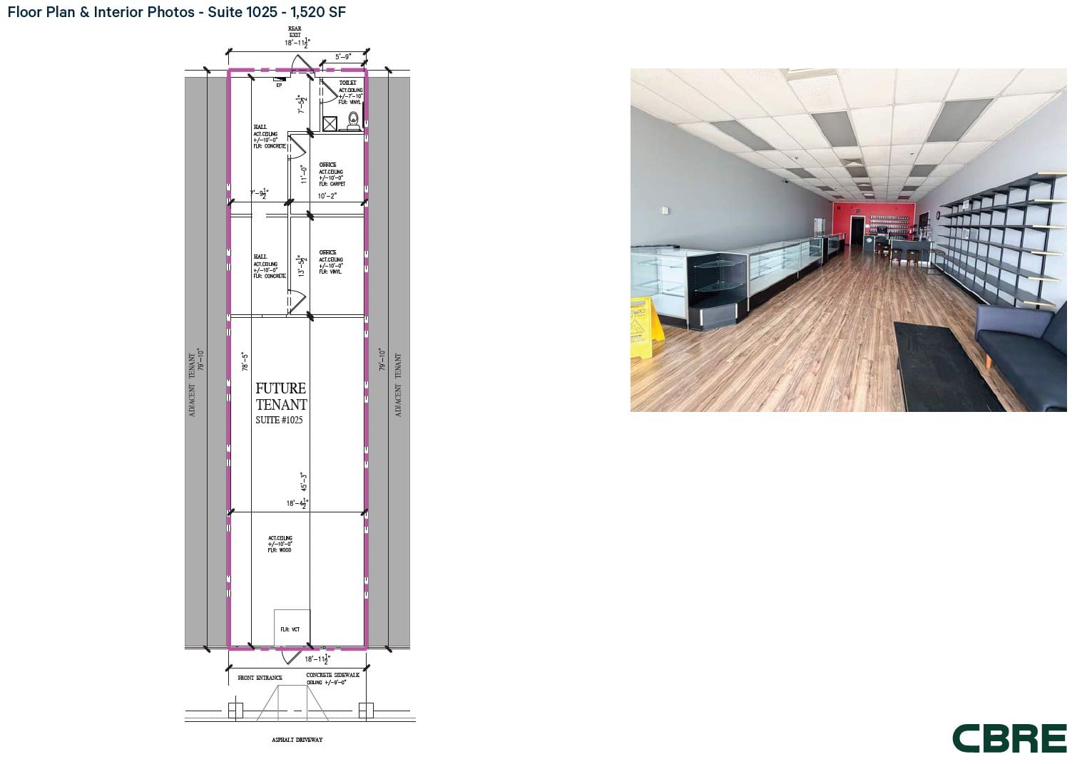 Suite 1025_Floor Plan and Photo