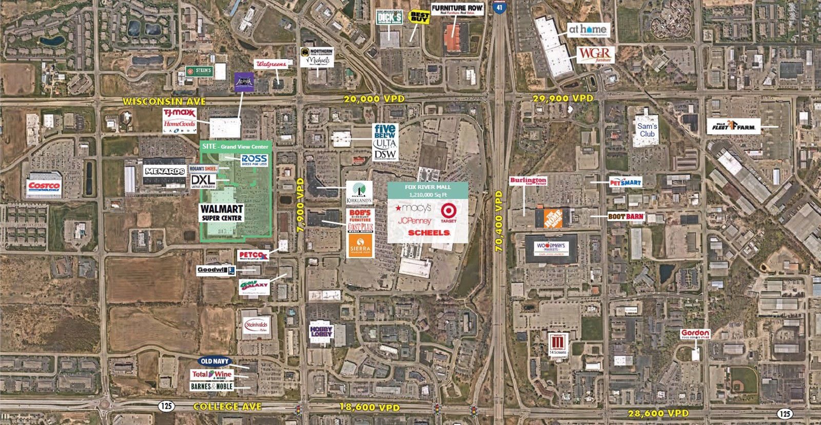 Mid Flight Aerial_Grand View Center, Appleton