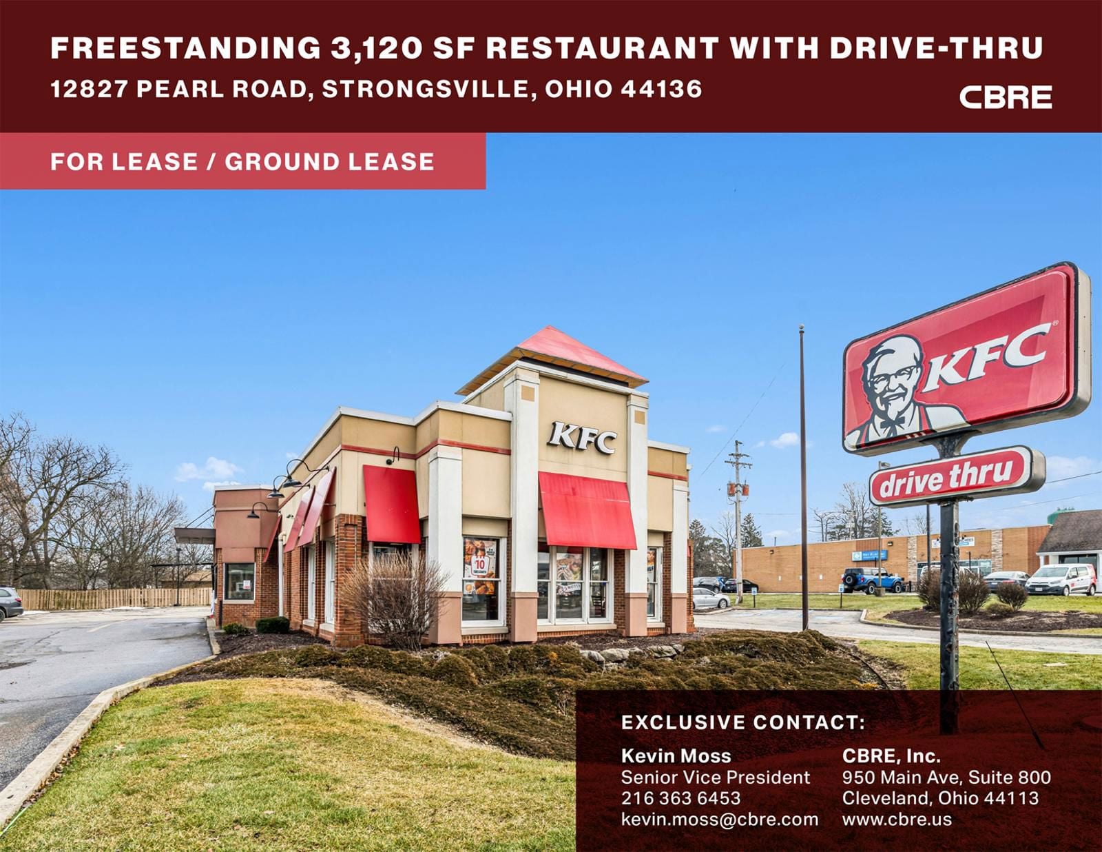 Freestanding 3,120 SF Restaurant with Drive-Thru 12827 Pearl Road - Image 1