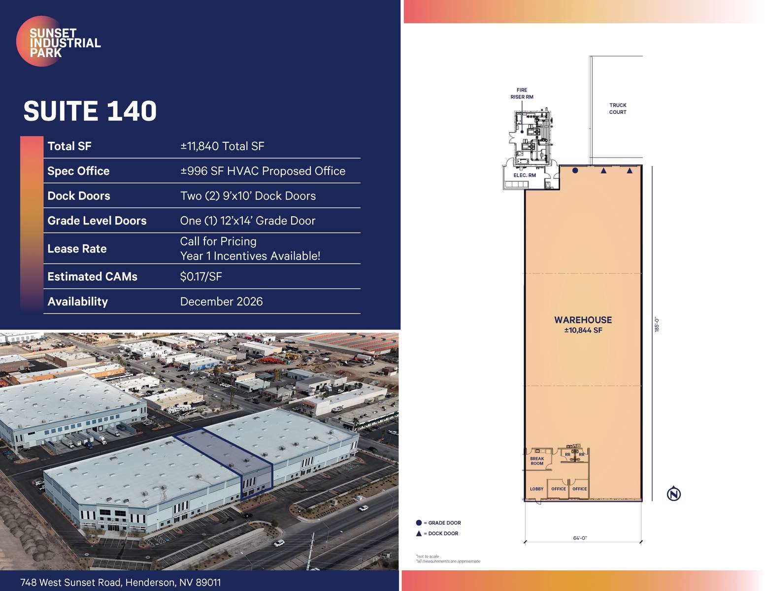 Suite 140 floorplan