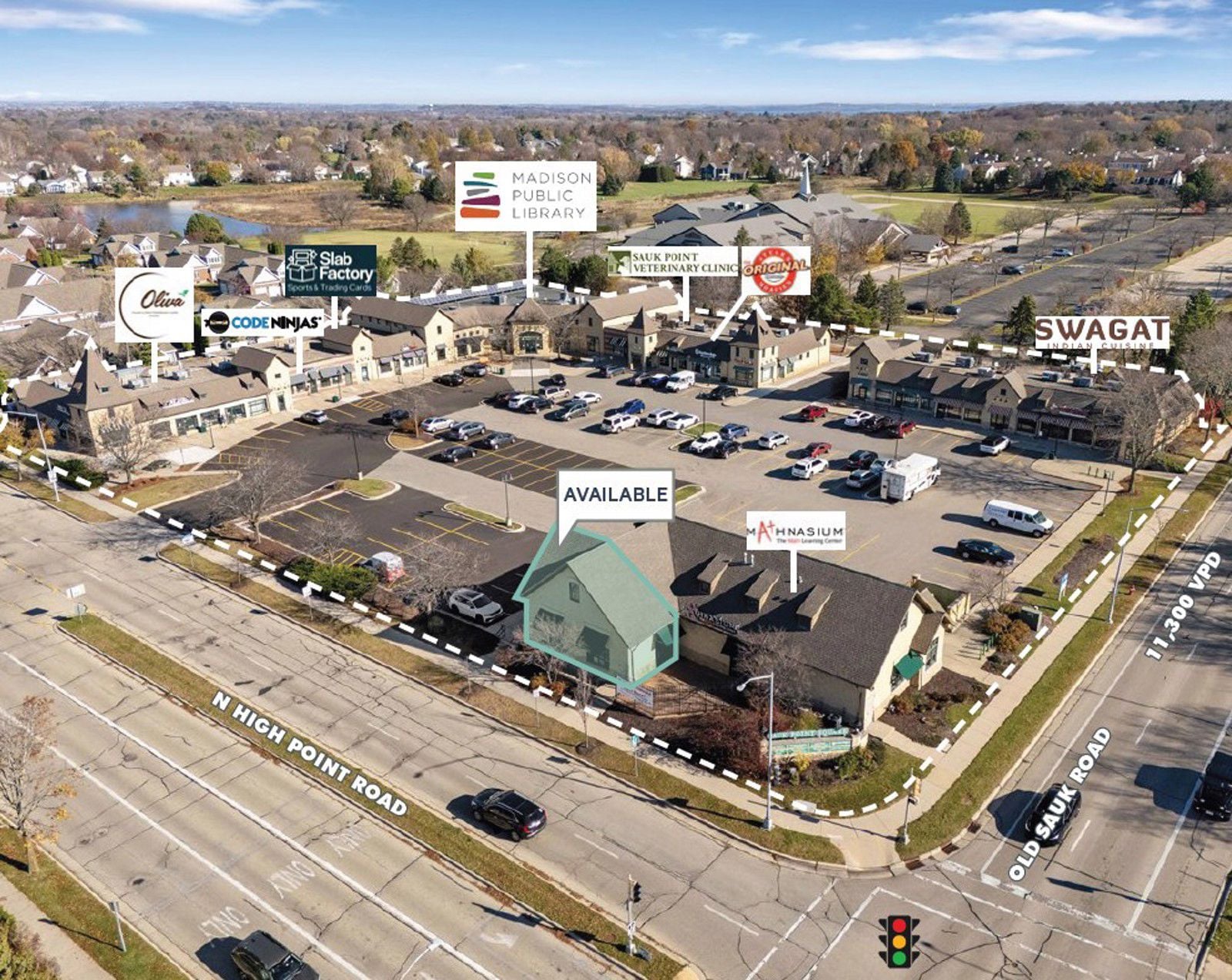 Main Aerial_Sauk Point Square