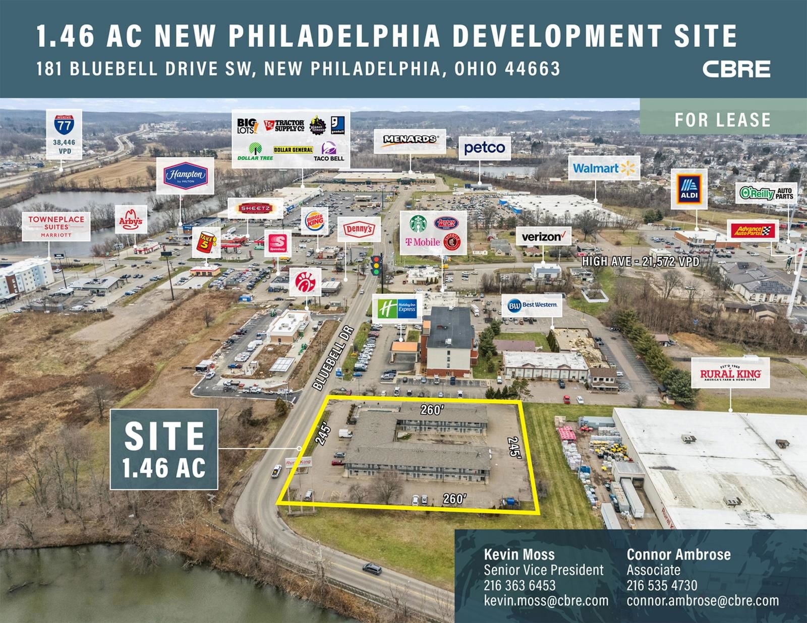 1.46 AC New Philadelphia Development Site 181 Bluebell Drive Southwest - Image 1