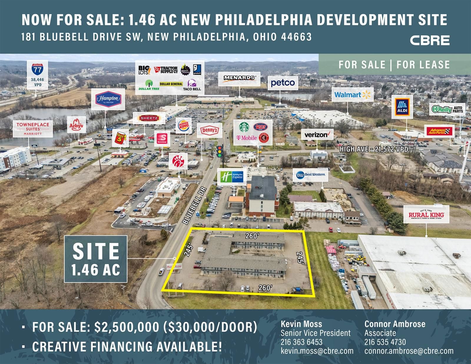 1.46 AC New Philadelphia Development Site 181 Bluebell Drive Southwest - Image 1