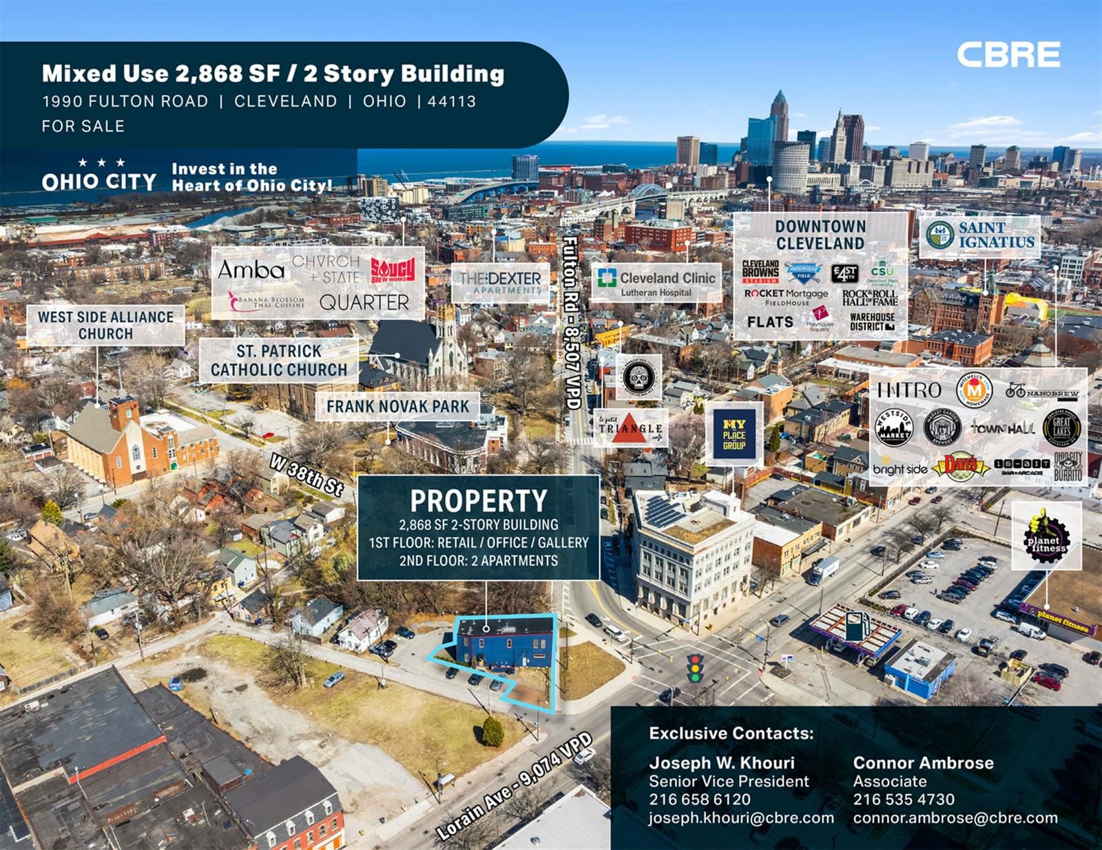 Mixed Use 2,868 SF / 2 Story Building 1990 Fulton Road - Image 1