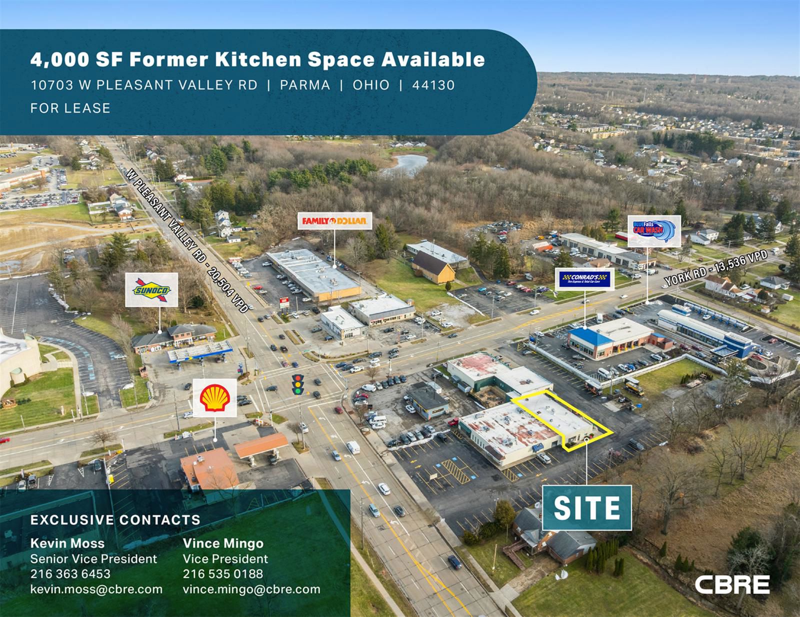4,000 SF Former Kitchen Space Available 10703 West Pleasant Valley Road - Image 1