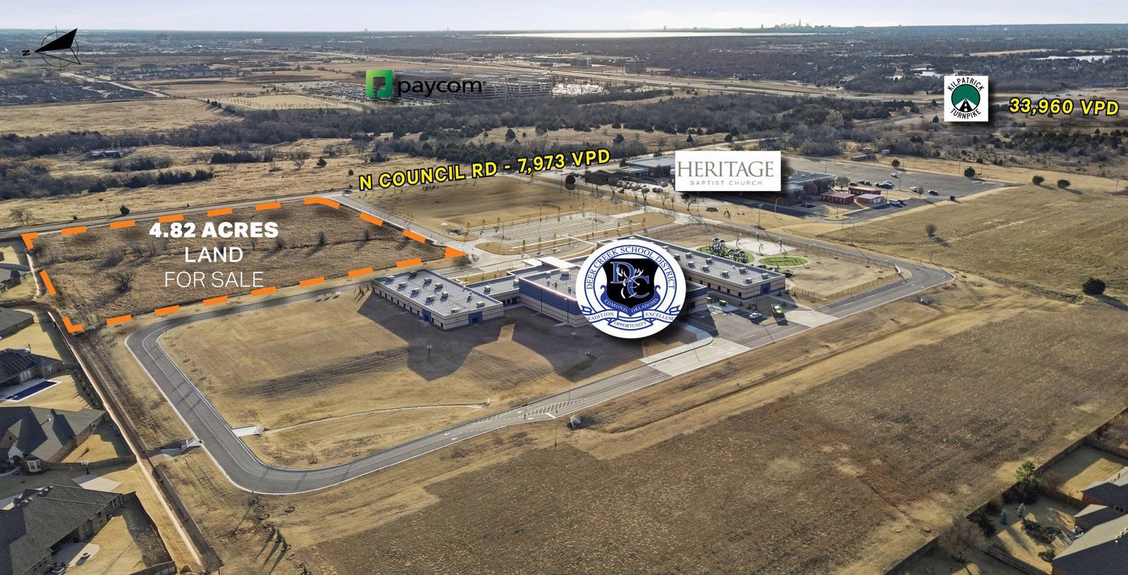 OKC 4.82 Acres Along N Council Rd - pic - 1.28.26