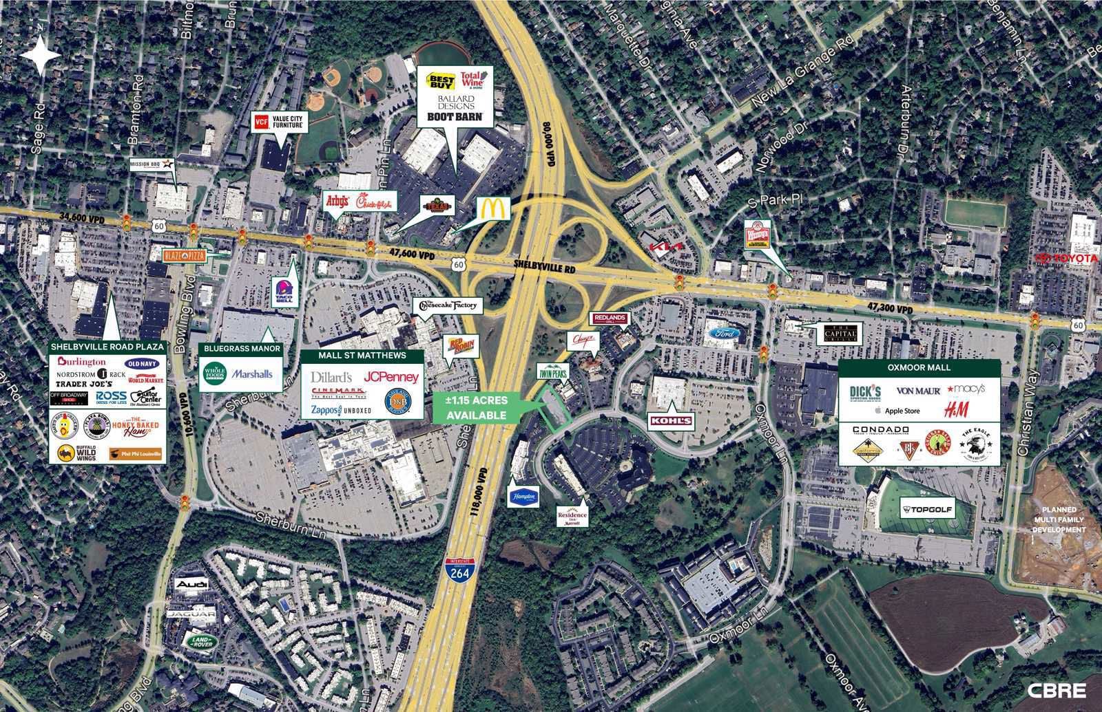 Aerial - 310 Bullitt Lane