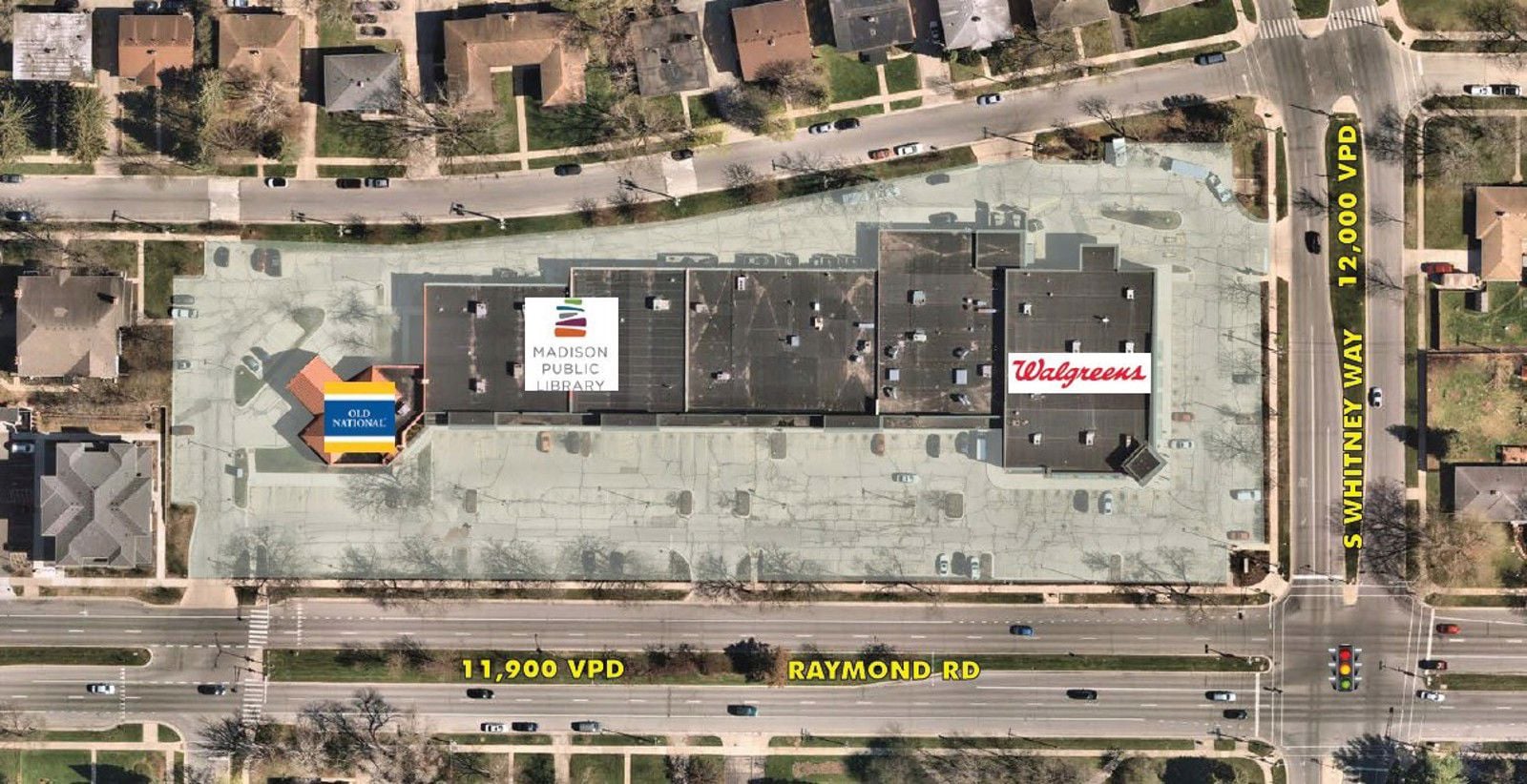 Mid Flight Aerial_Meadowood Shopping Center