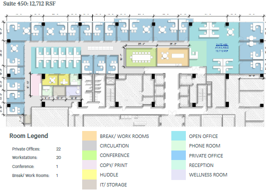 Ste. 450_12,712 RSF floorplan