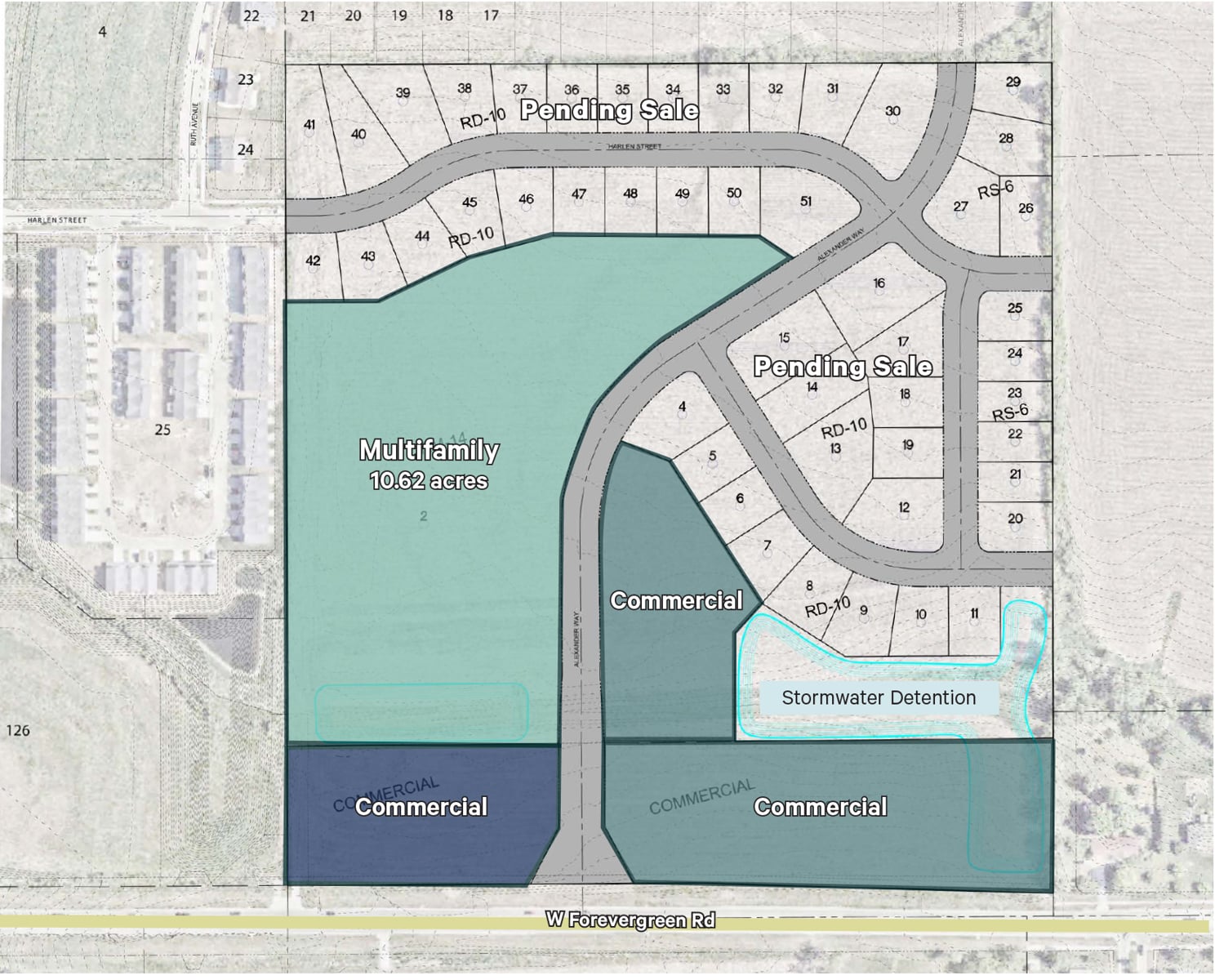 1800 Forevergreen Road Land-2 Site Plan