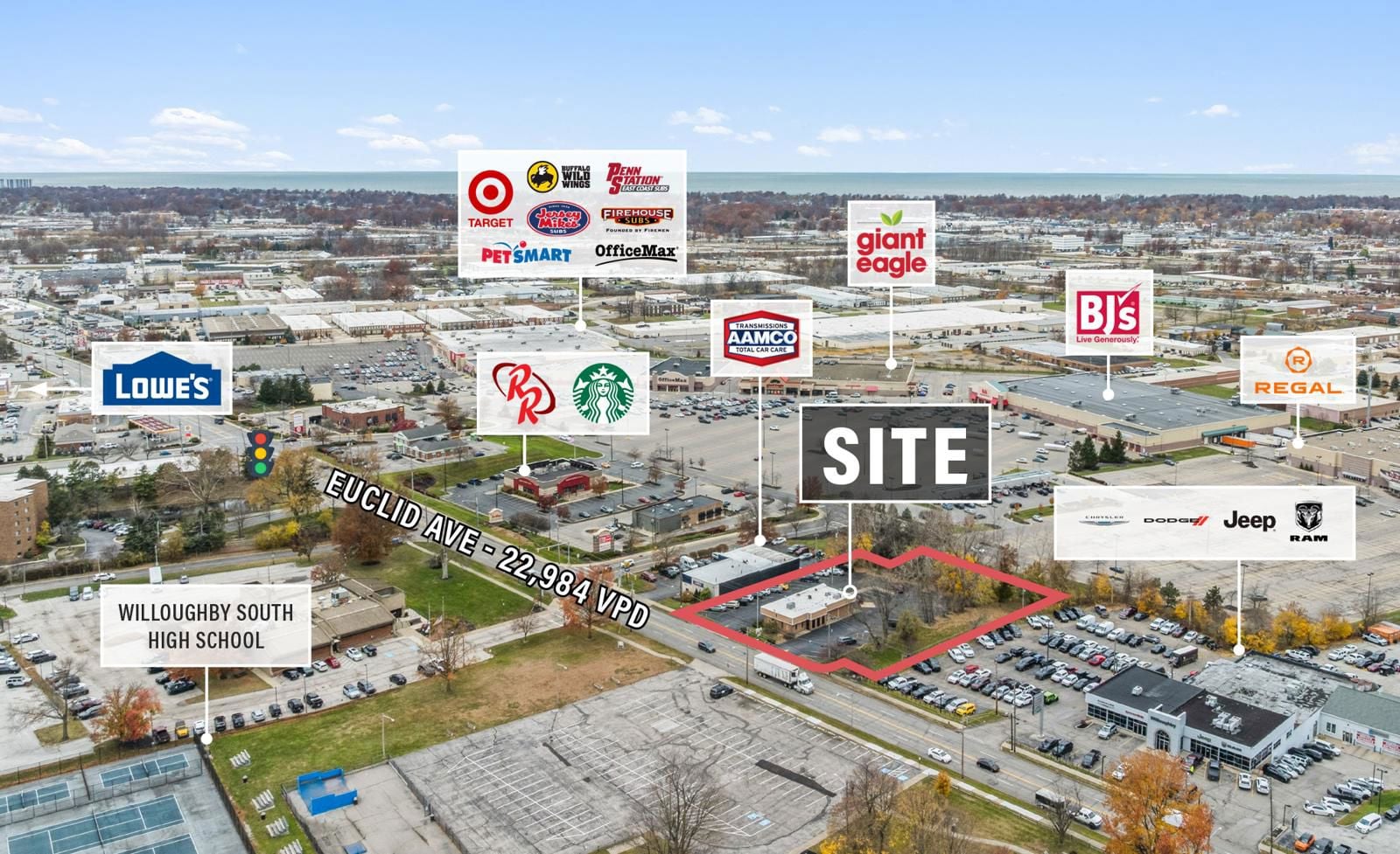 Freestanding 2,134 SF Retail with Drive-Thru on 1 Acre in front of Willoughby Commons 36751 Euclid Avenue - Image 4