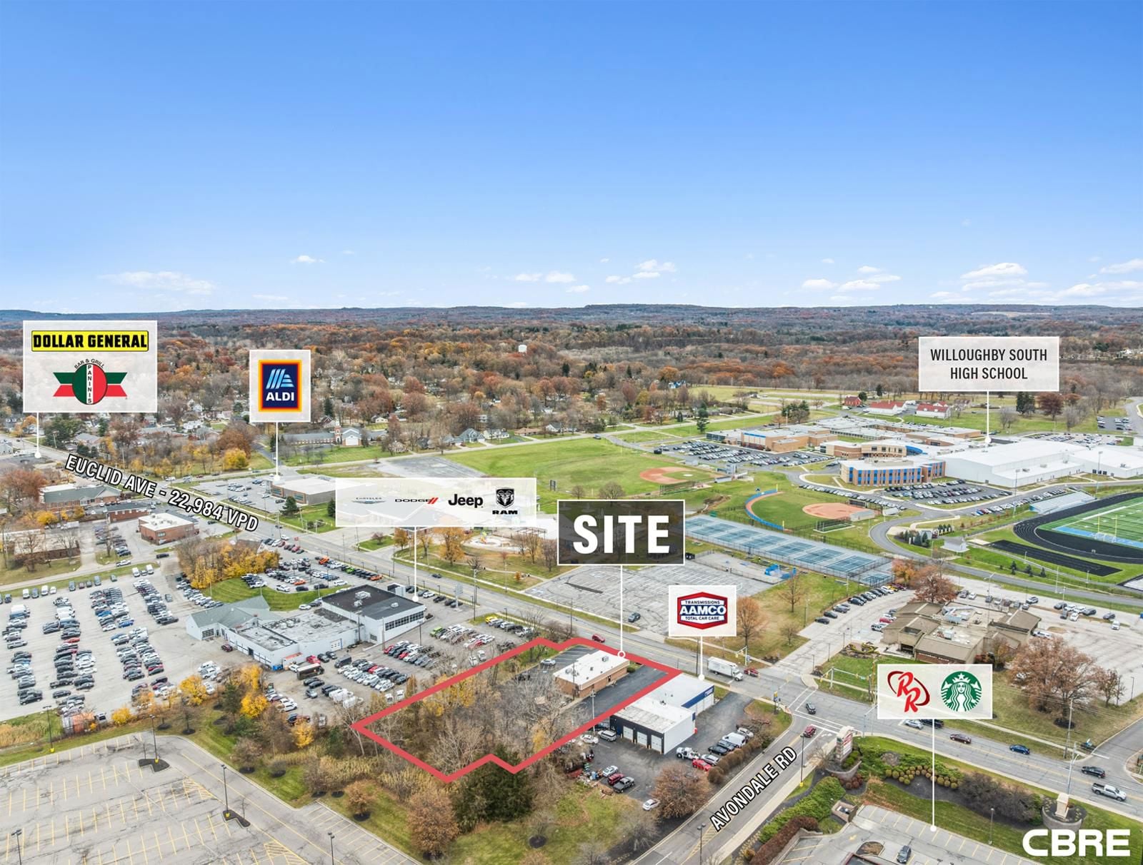 Freestanding 2,134 SF Retail with Drive-Thru on 1 Acre in front of Willoughby Commons 36751 Euclid Avenue - Image 3