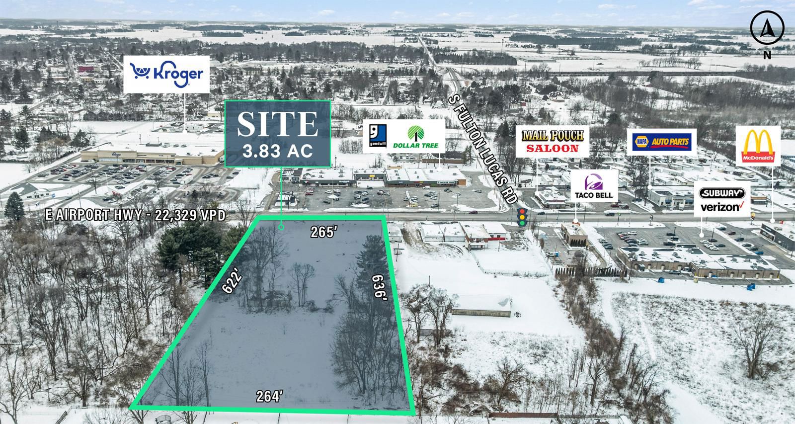 3.83 AC Available 126 East Airport Highway - Image 1