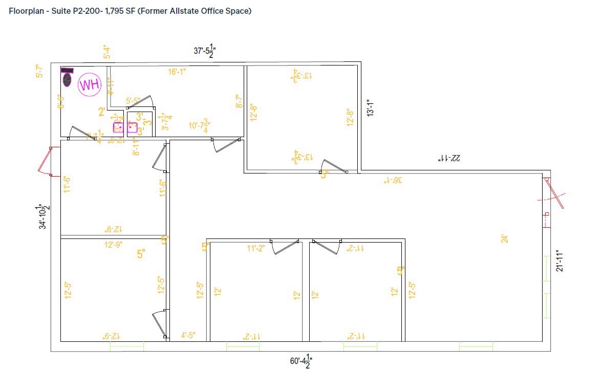 Suite P2-200 Floorplan