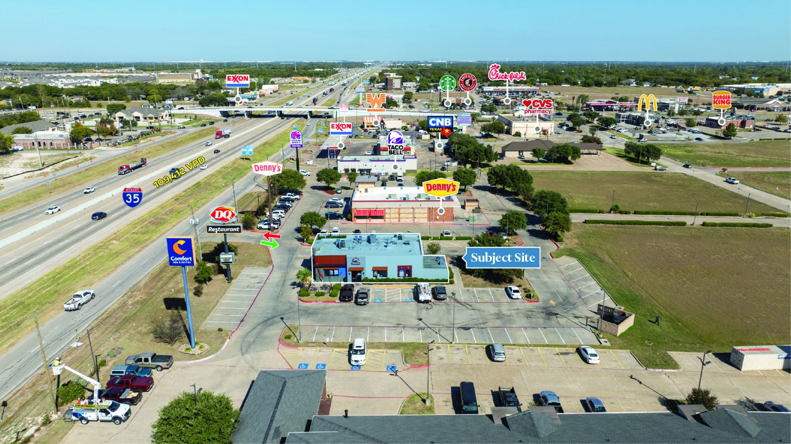 DQ - RED OAK - Closeup Aerial