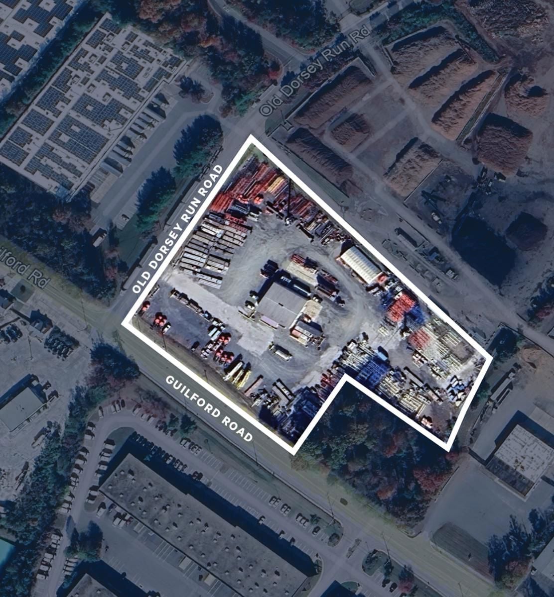 8615 Old Dorsey Run aerial