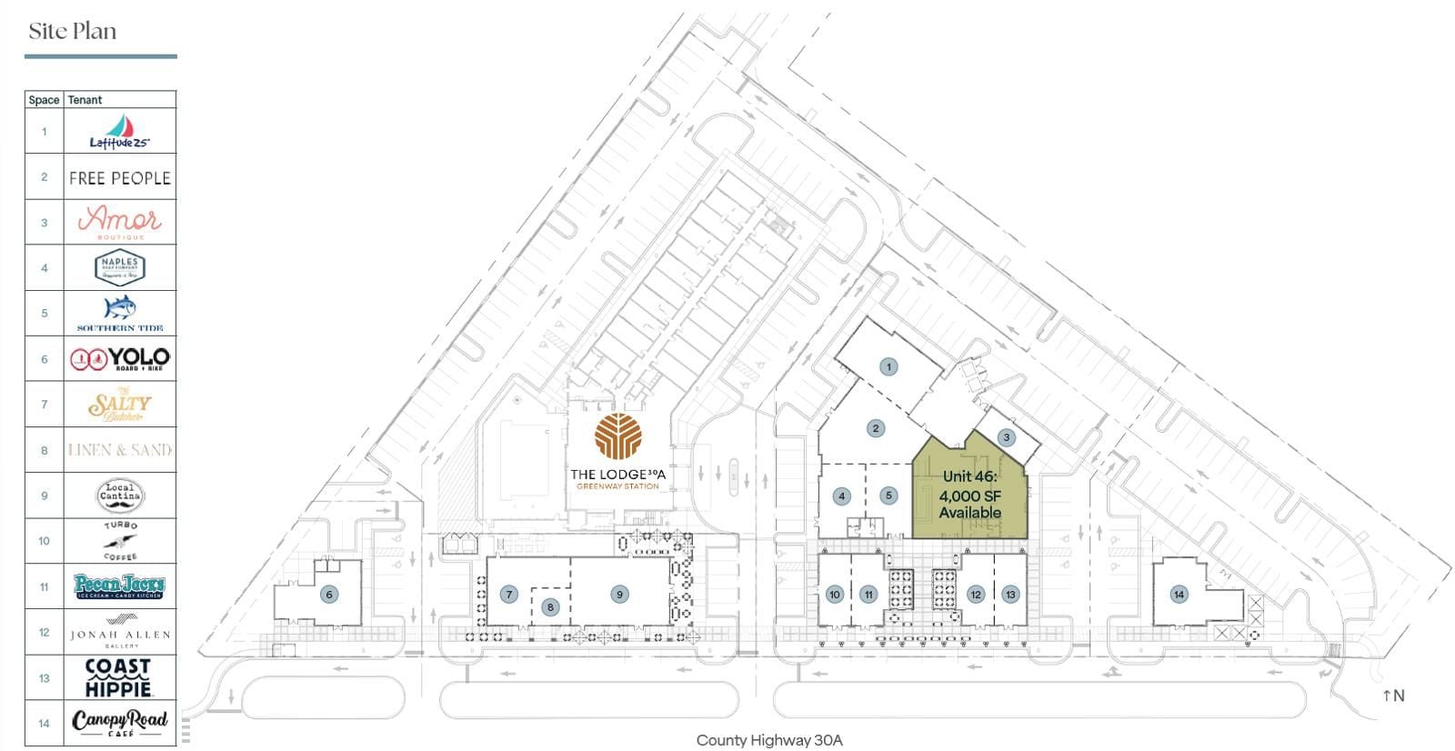 Greenway Station - Site Plan