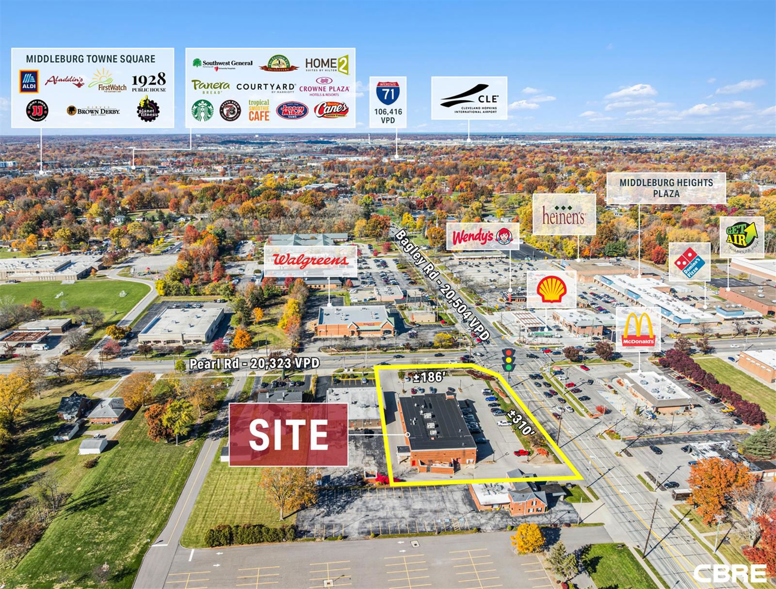 10,300 SF Former CVS on 1.39 Signalized Acres  7259 Pearl Road - Image 4