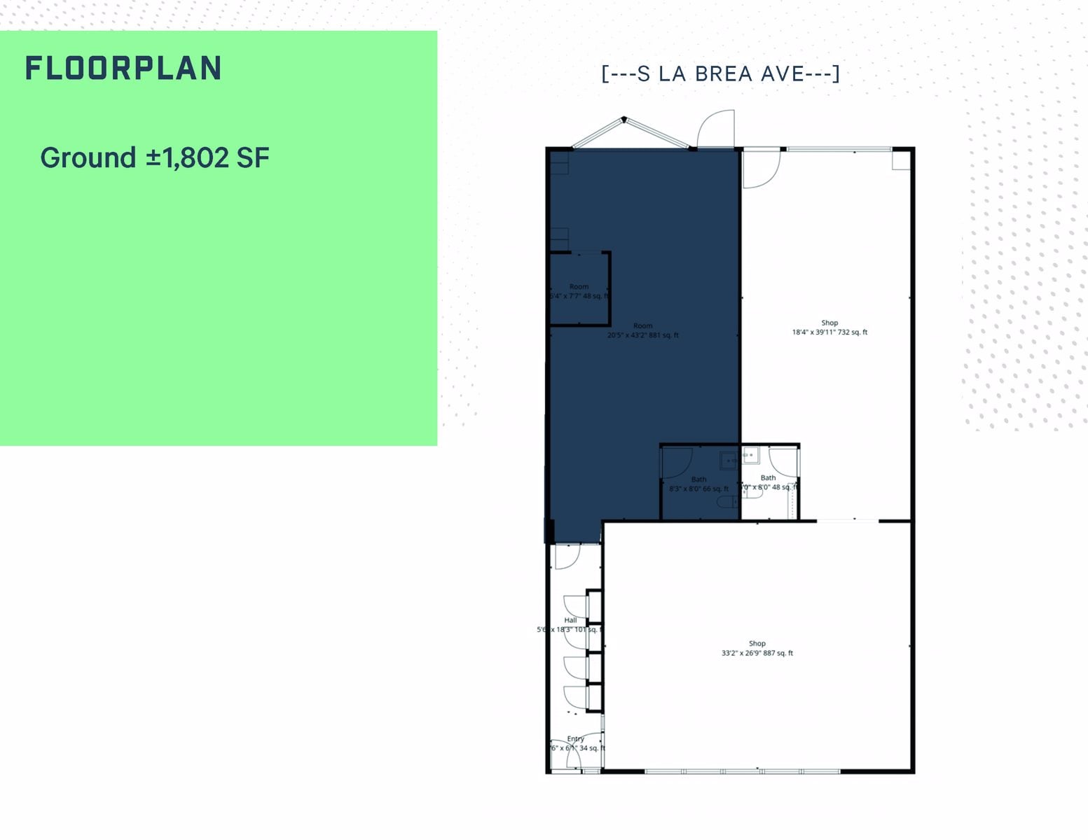 Floorplan 122 S La Brea Ave