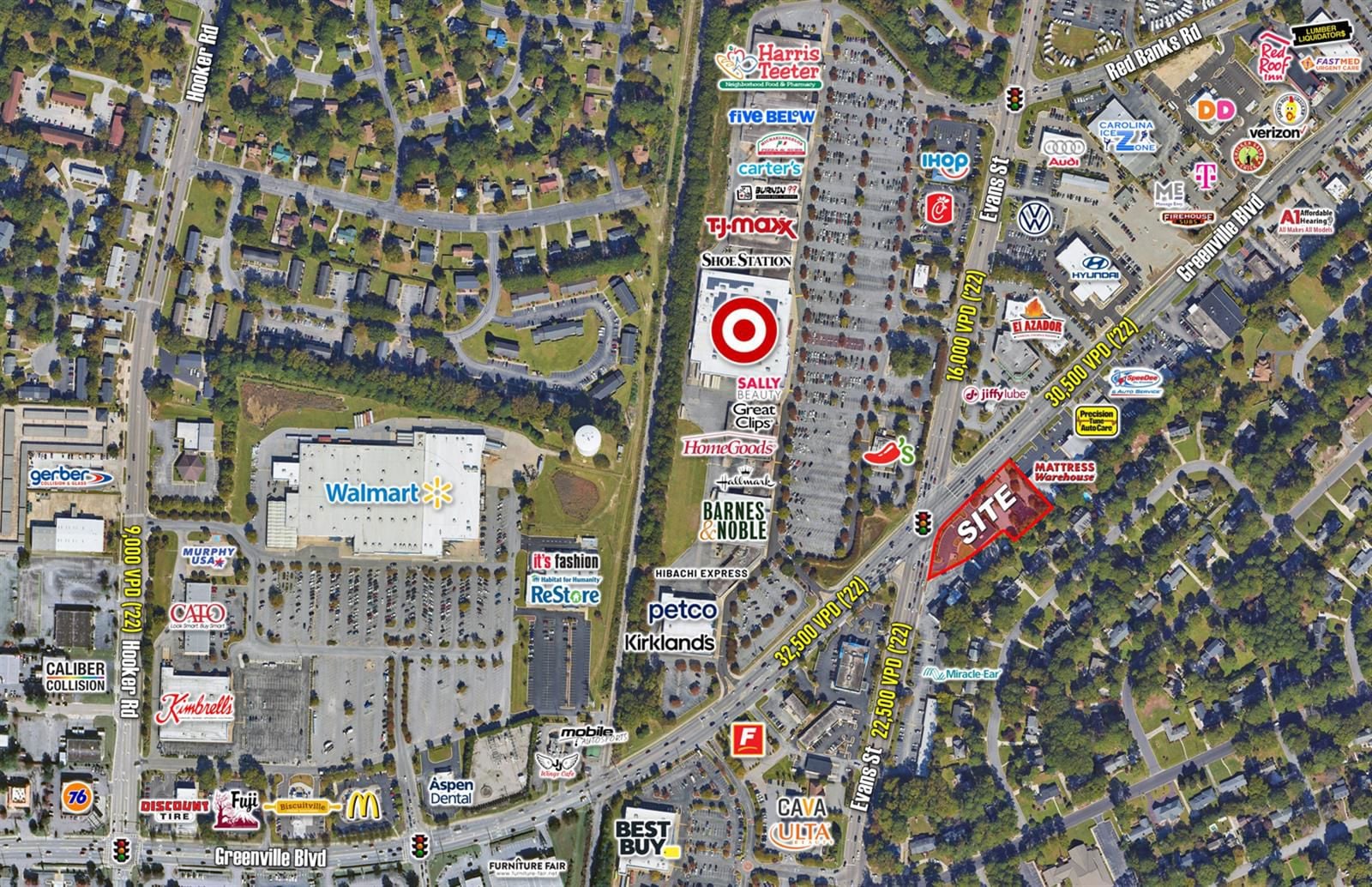 Greensville, NC - Gainesville Blvd & Evans St - CU