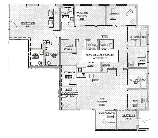 Floor plan from Old Flyer