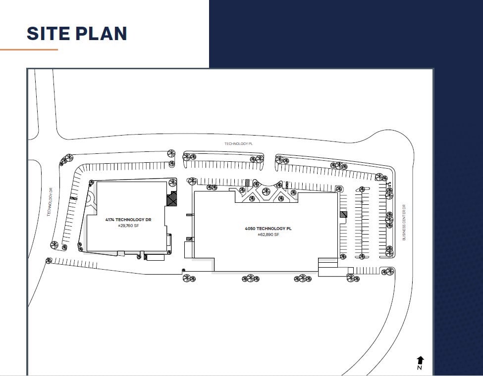 4050 & 4174 Technology Site Plan
