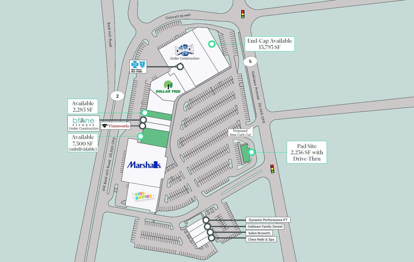 marshalls plaza site plan
