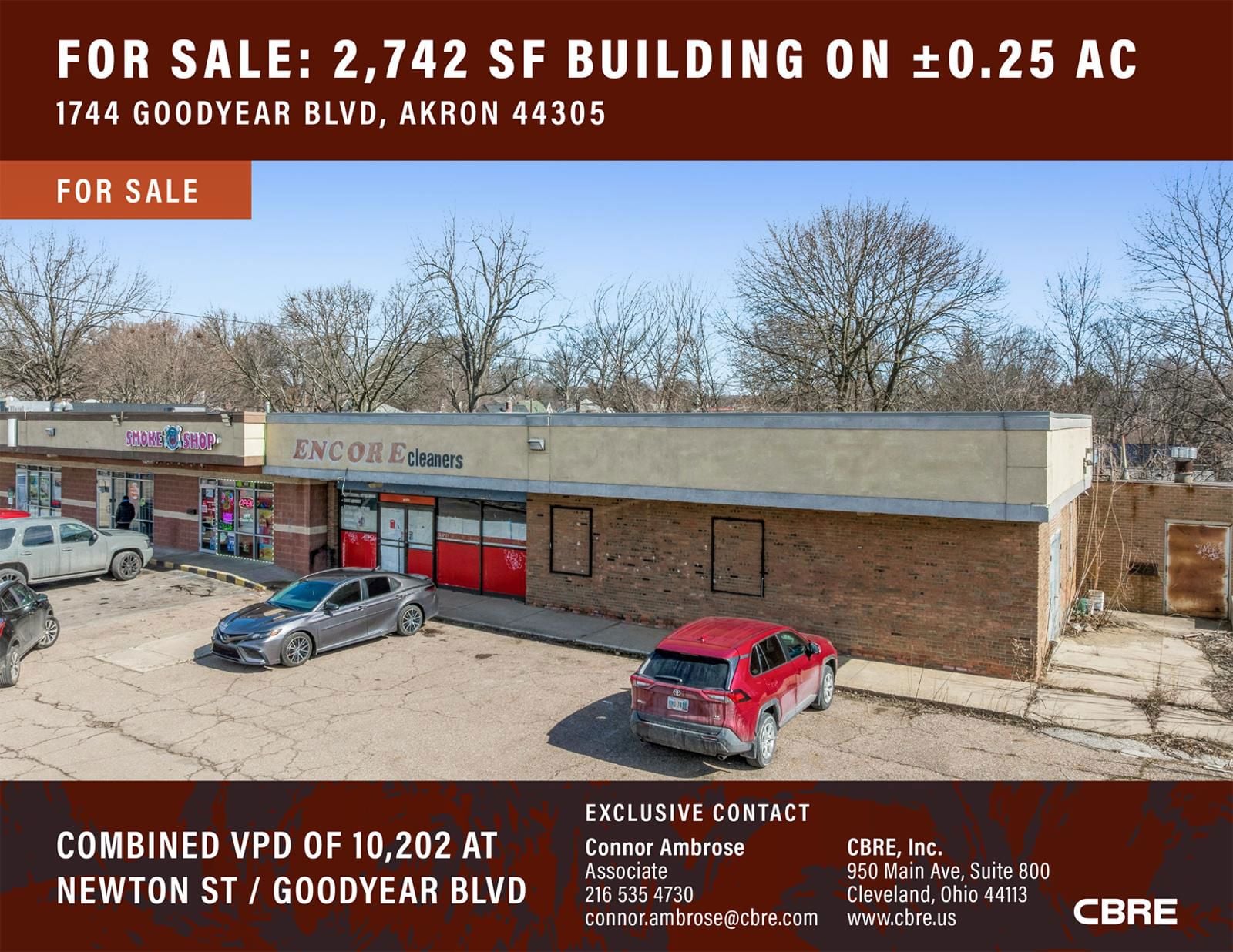 2,742 SF Building on ±0.25 AC 1744 Goodyear Boulevard - Image 1