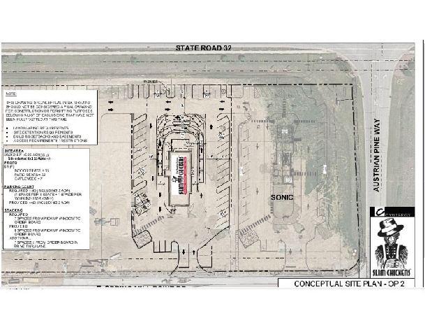 Slim Chickens Westfield Site Plan V2
