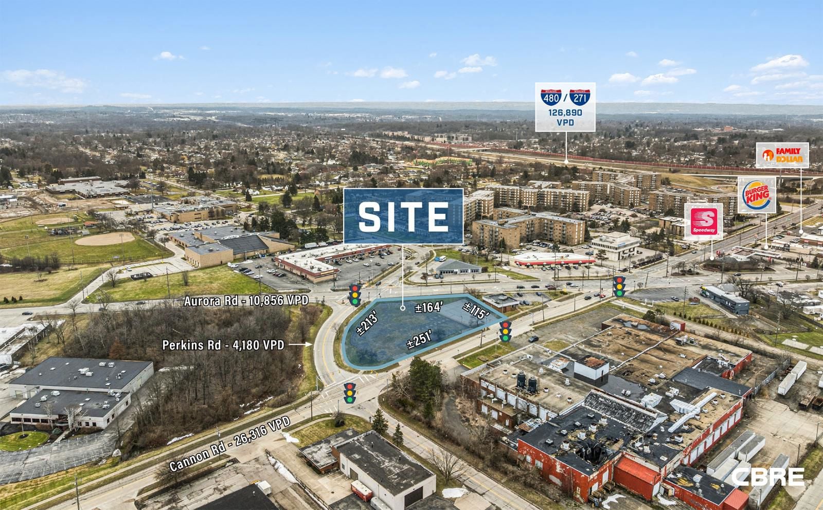 1.09 AC For Sale in Bedford Heights! Cannon Rd & Aurora Rd, Bedford Heights, OH 44146, USA - Image 3