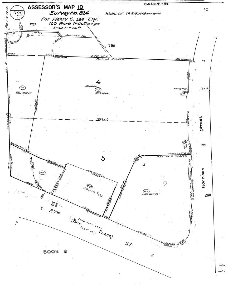 Parcel outlined in red