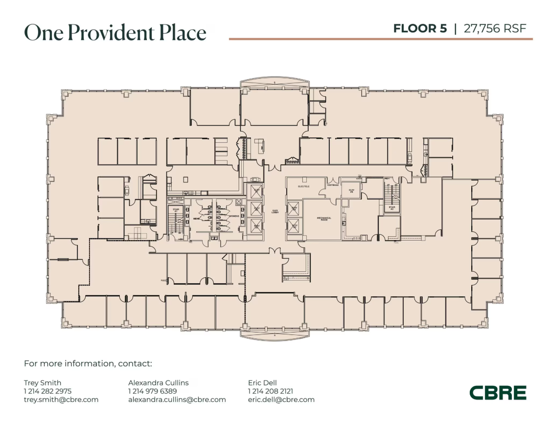 8401 NCX 5th Floor Plan