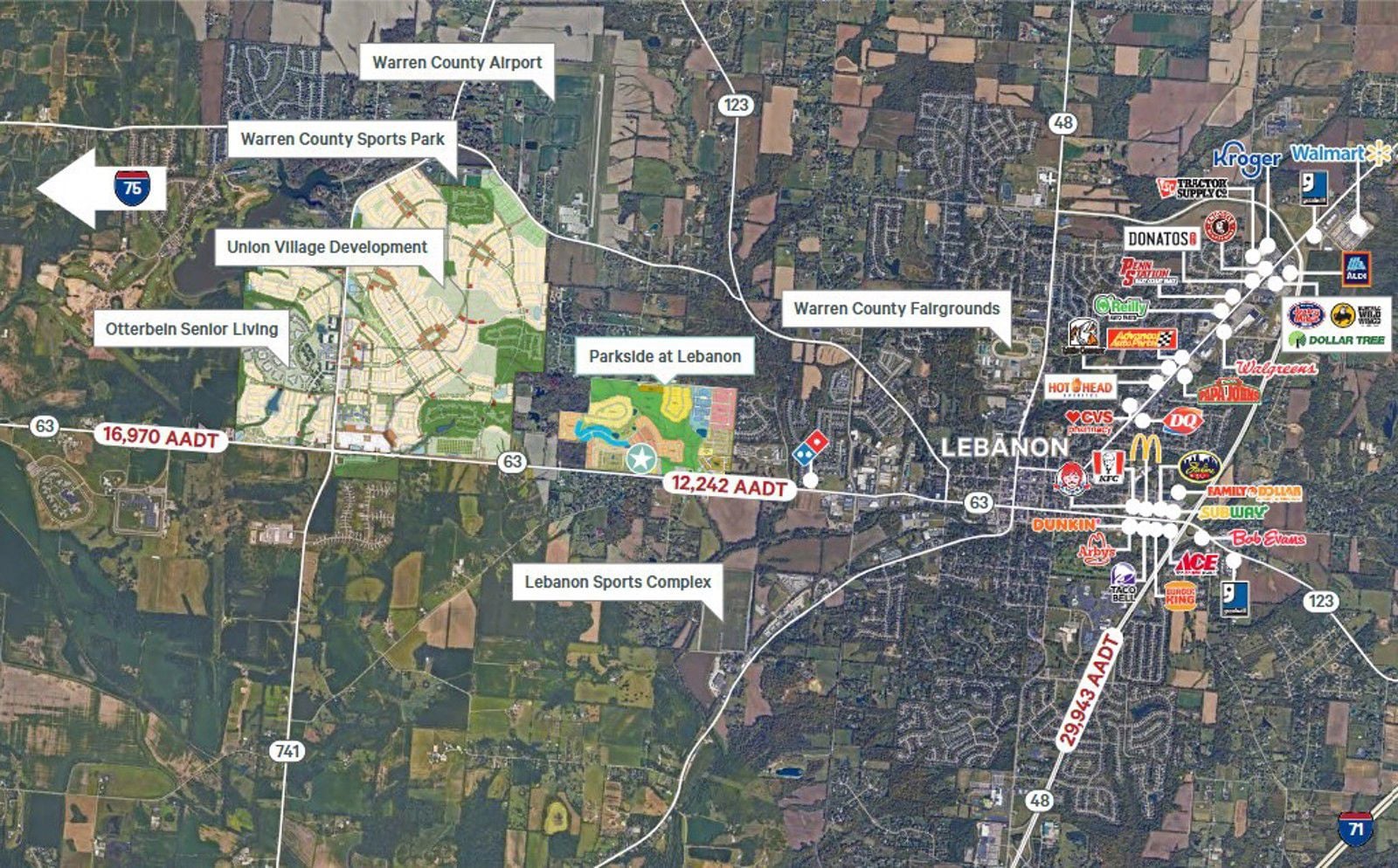 Parkside at Lebanon Market Map