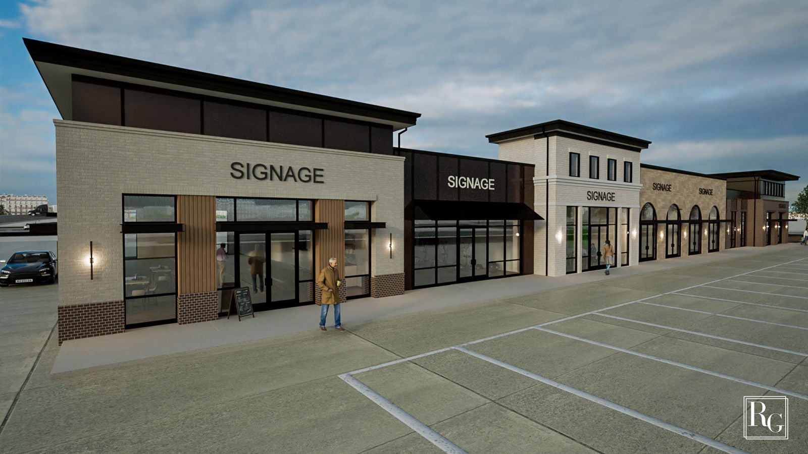Grand Avenue Retail Center Rendering