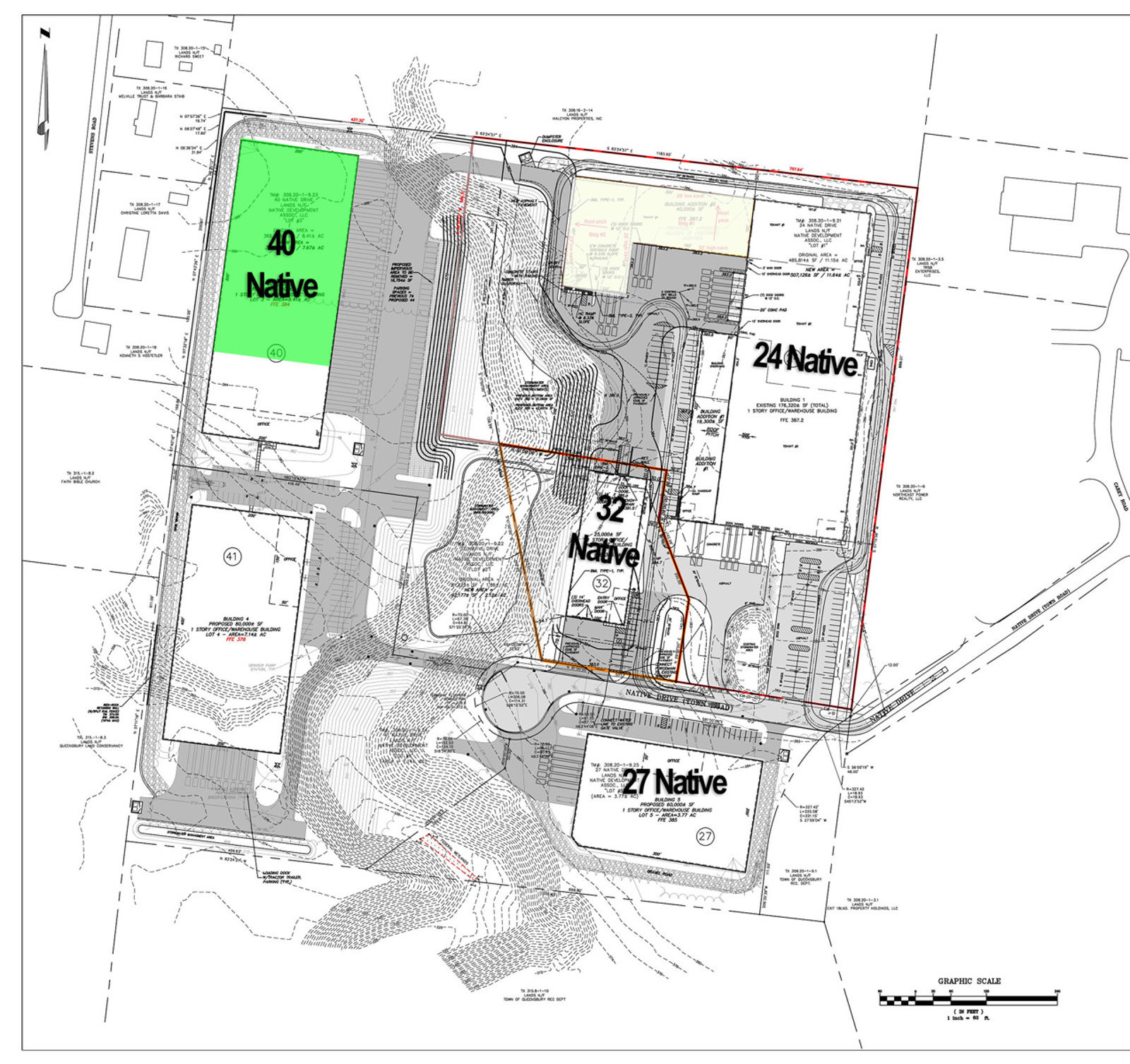 Native Master Site Plan 5-3-23 highlighted