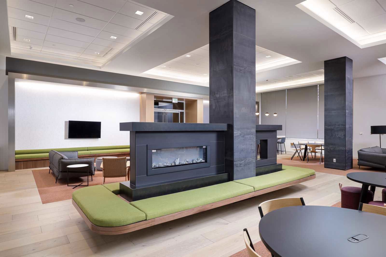 Tenant Lounge - Fireplace