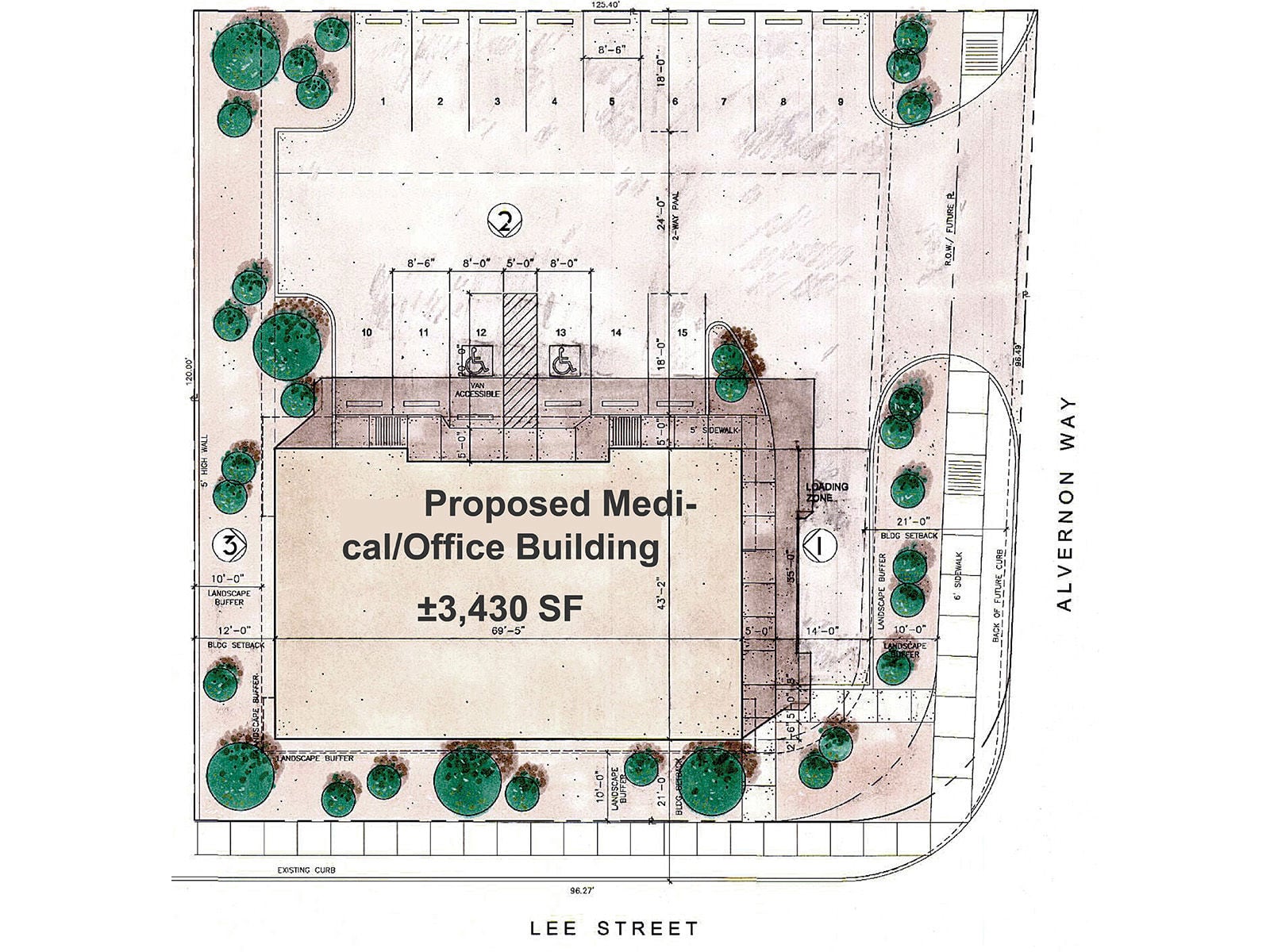 1601 N Alvernon - Site plan 2