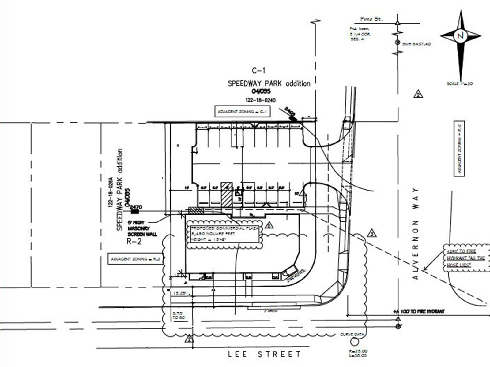 1601 N Alvernon - Site plan 1