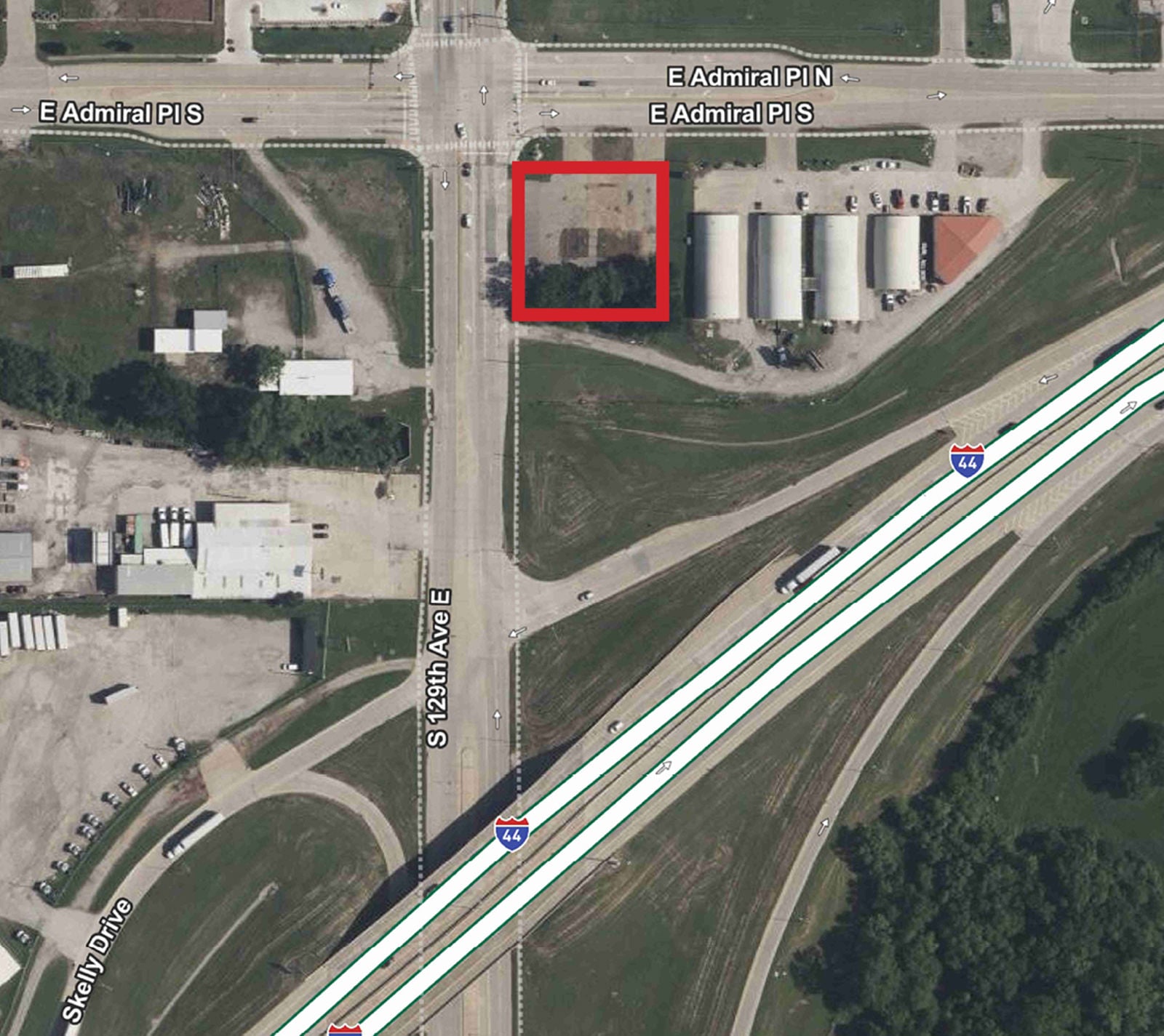 Aerial Outline - 12904 E Admiral Pl