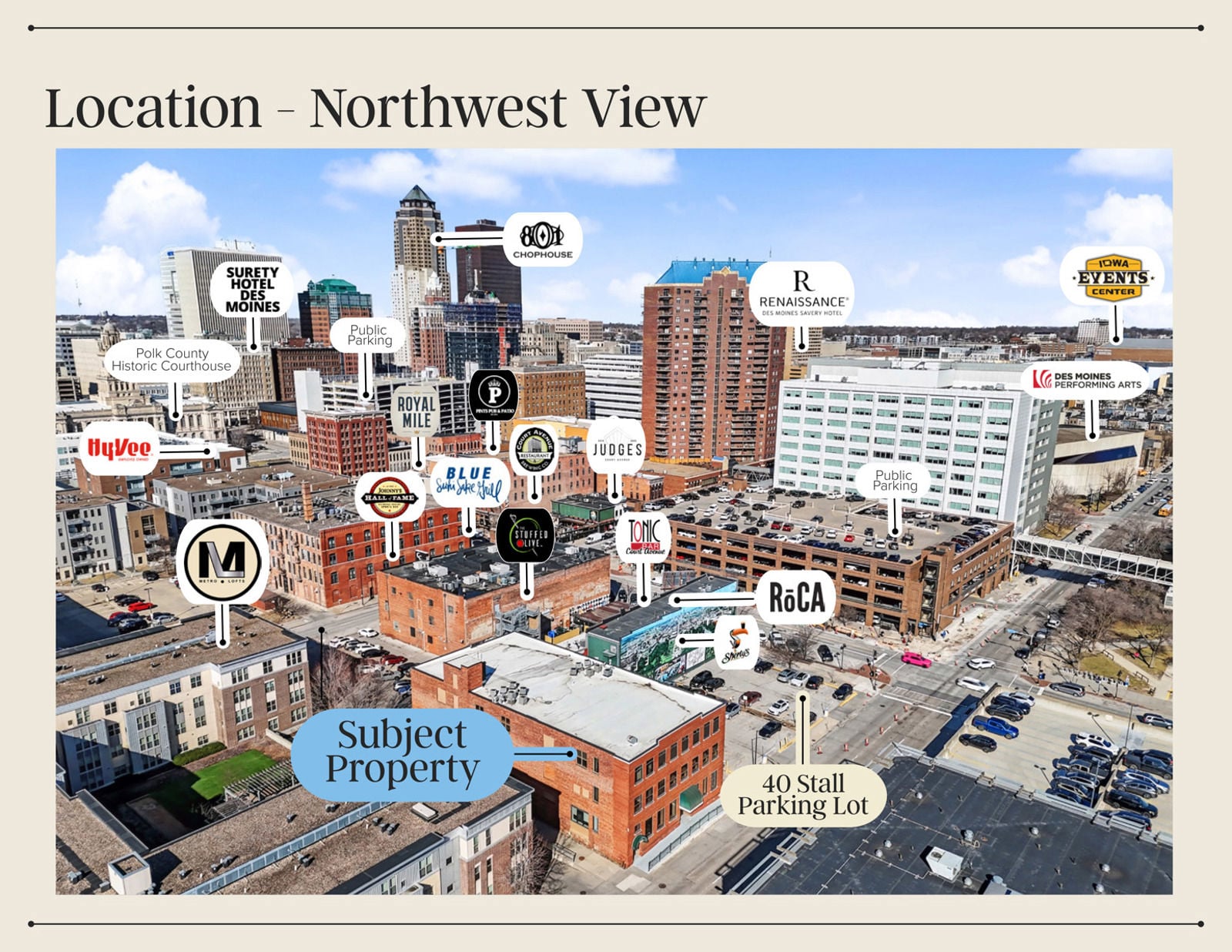 Aerial - Northwest View