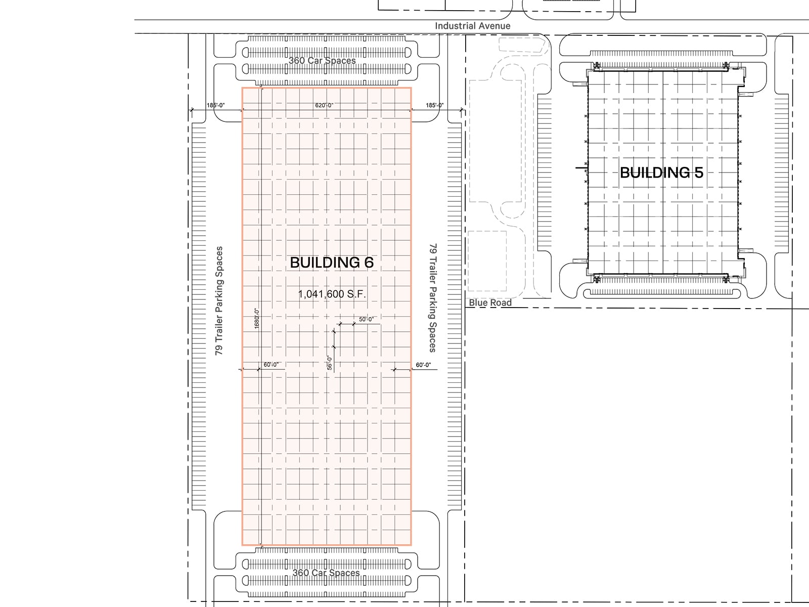 Westpark Logistics Center, Building 6 - Site Plan