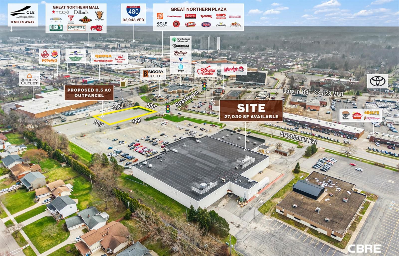 27,030 SF Former American Freight 26662 Brookpark Road Extension - Image 2