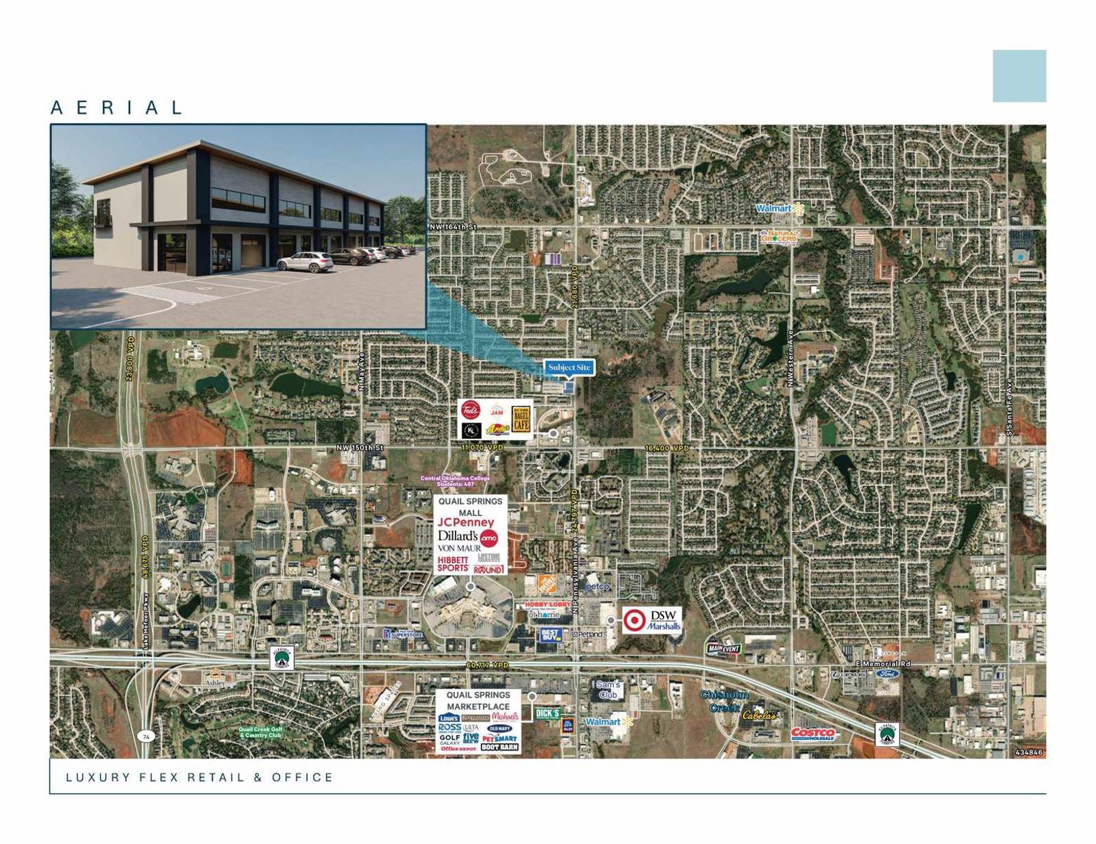 OKC NW 150th and Penn - Pennflex  -Aerial - 04.02.26