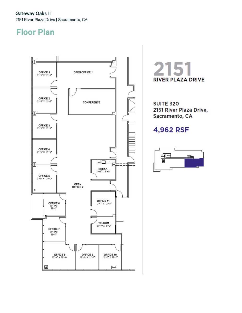 2151 River Plaza Drive_Floor Plan_Suite 320