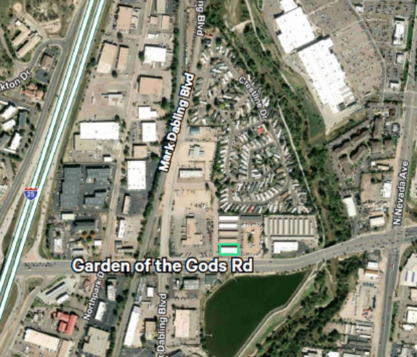140 E Garden of the Gods Aerial Map