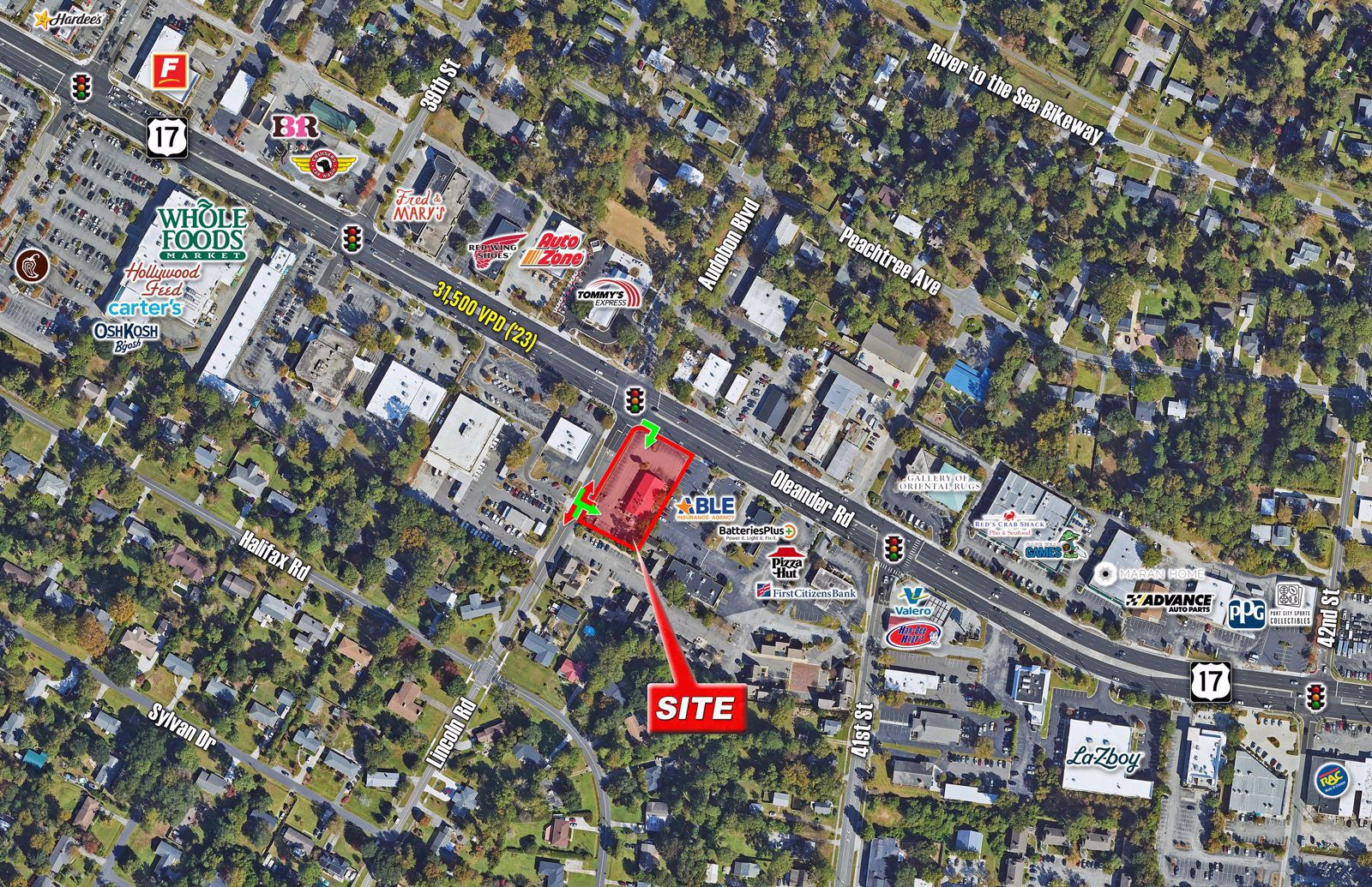 Wilmington, NC - Oleander Rd & Lincoln Rd - CU